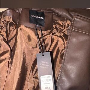 Fashion Nova Chocolate Brown Outerwear